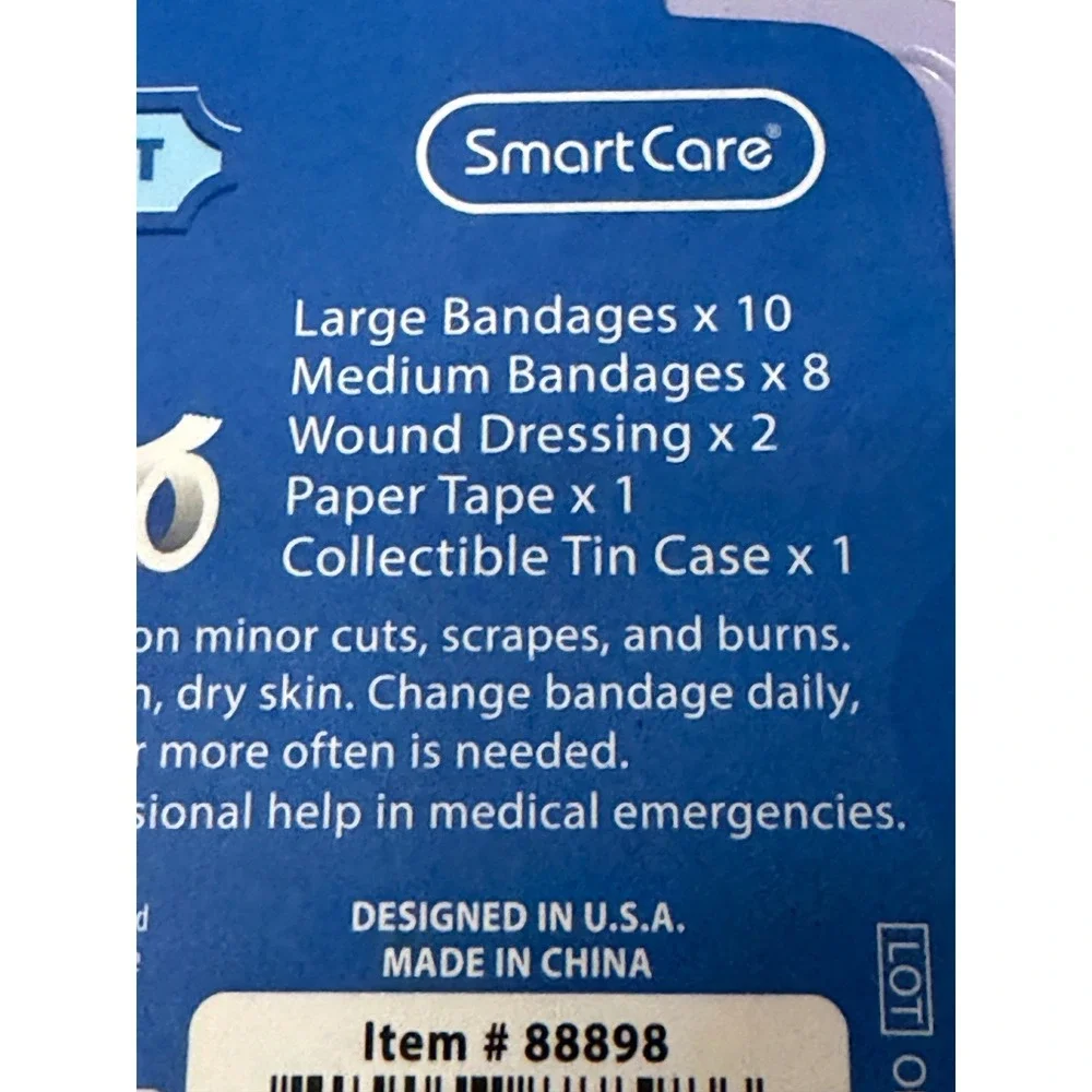 Littlest Pet Shop On-The-Go First Aid Kit 21pc Smart Care Collectible Tin 88898